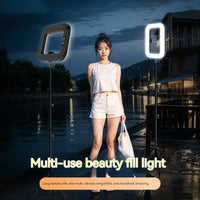 Portable Rechargeable Ring LED Fill Light for Selfies and Live Broadcasts