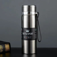 Premium Stainless Steel Thermal Water Bottle - Keeps Drinks Hot or Cold Perfect for Coffee & Tea - Ideal Gift Vacuum Flask