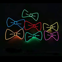 Illuminate Your Style: Men's LED Glowing Bow Tie for Parties, Halloween, Christmas & Clubbing