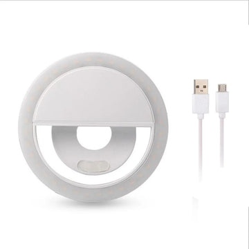 Rechargeable LED Selfie Ring Light - Perfect for Stunning Phone Photography & Video!