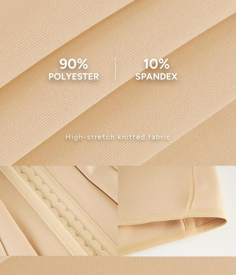 Elevate Your Silhouette with Nebility Women's Highwaist Corset Vest - Tummy Tuck Shapewear for Sport & Daily Wear, Classic Black