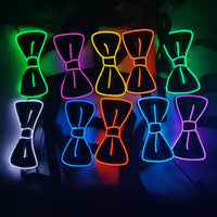 Illuminate Your Style: Men's LED Glowing Bow Tie for Parties, Halloween, Christmas & Clubbing
