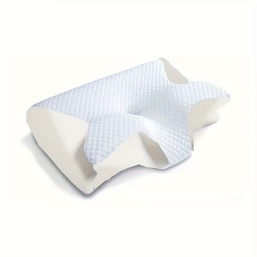 Ultimate Comfort Ergonomic Cotton Snack Pillow – Ideal for Side, Back, and Abdominal Sleepers!