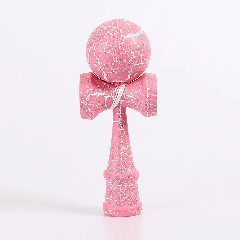 Painted Wood Kendama Toy - Enhance Eye-Hand Coordination with Fun Outdoor Juggling Game for All Ages