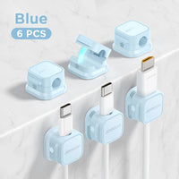 Adjustable Magnetic Cable Clips - Under Desk Wire Management Organizer