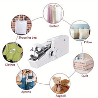 Portable Mini Handheld Sewing Machine - Perfect for Quick Repairs and On-the-Go Stitching!