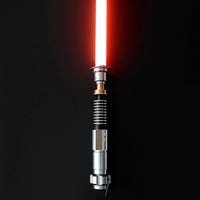 Rechargeable Bluetooth Motion Control Duel Lightsaber with Sound Effects - Epic Luke Skywalker Orange Role Play Toy for Adults and Collectors