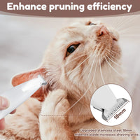 Ultimate Waterproof Dog Paw Trimmer with LED Light - Professional Pet Clippers with 18mm Wide Blade & Smart Display for Easy Grooming!