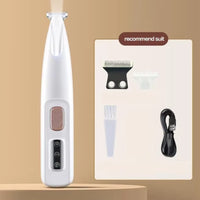 Ultimate Waterproof Dog Paw Trimmer with LED Light - Professional Pet Clippers with 18mm Wide Blade & Smart Display for Easy Grooming!