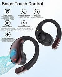 Ultimate Wireless Bluetooth Earbuds - ENC Noise-Cancelling Sport Headphones with Clear Call Mic