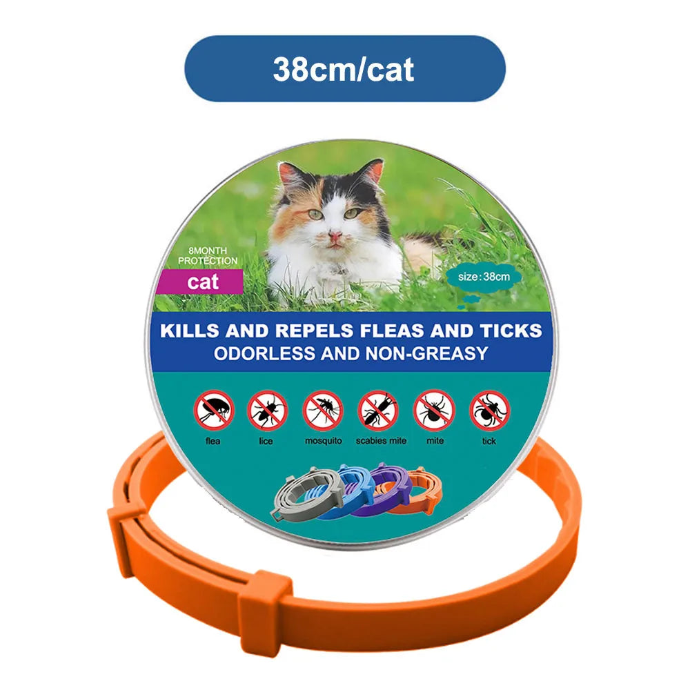 Revolutionary Anti-Flea and Tick Collar for Dogs and Cats – Effective, Vet-Approved Protection for All Sizes!