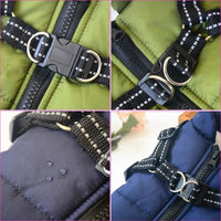Ultimate Winter Dog Jacket with Harness – Waterproof & Warm Coat for Large Breeds like Labrador, French Bulldog & Chihuahua