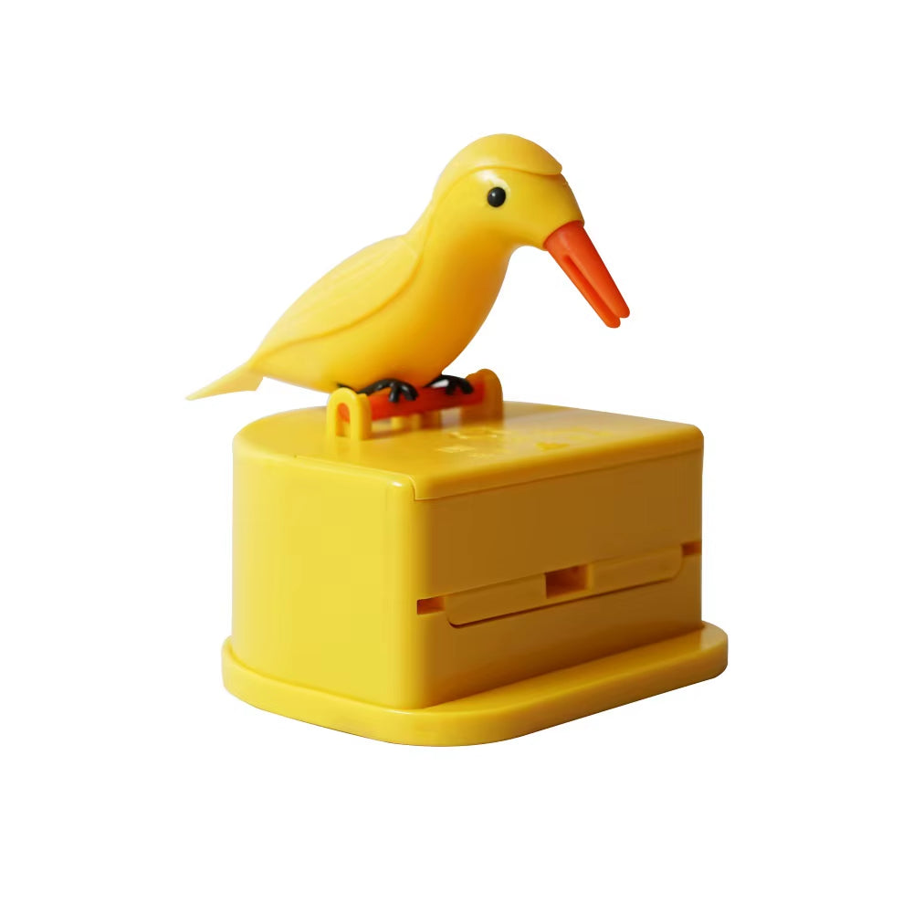 Automatic Toothpick Dispenser - Stylish Small Bird Toothpick Container for Home & Kitchen Decor
