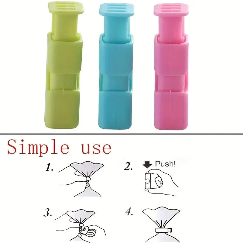 10Pcs Versatile Food Sealing Clips - Keep Snacks Fresh & Moisture-Proof!