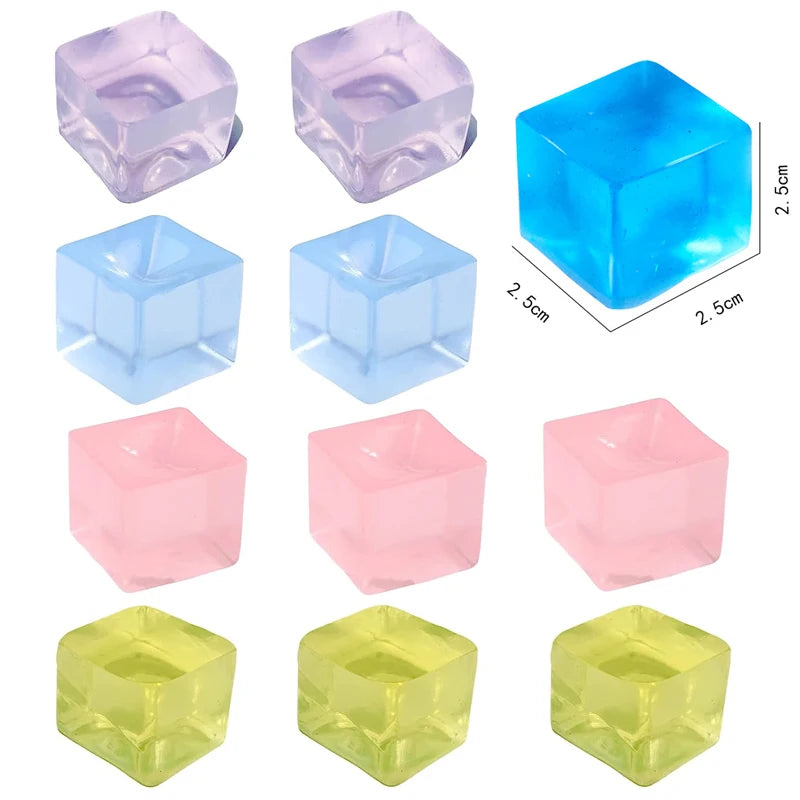 Squishy Ice Cube Fidget Toy