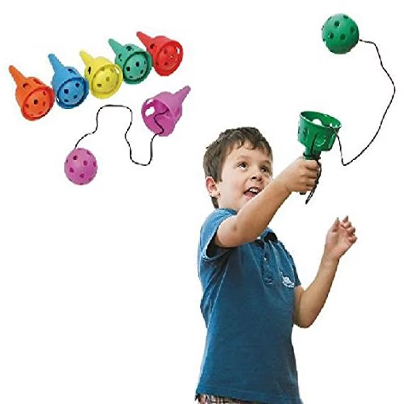 Ultimate Fun Ball and Cup Toy Set - Outdoor Throw and Catch Game for Kids - Softball Kendama for Beginners - Boosts Motor Skills!