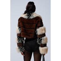 Chic Portia Cropped Faux Fur Jacket - Elevate Your Style!