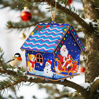 DIY 5D Diamond Painting Christmas House Puzzle – Festive Wooden Building Blocks for Holiday Decor & Handmade Gifts!