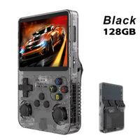 R36S Retro Handheld Game Console - 64GB, 3.5-Inch IPS Screen, Open-Source Linux - Perfect Gift for Gaming Enthusiasts!