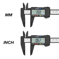 Precision Carbon Fiber Digital Caliper - 150mm/100mm Micrometer Measuring Tool