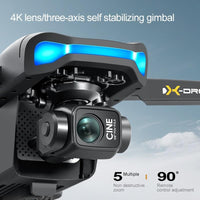 Aerovibe 2025 V06S 4K GPS Drone with 3-Axis Gimbal, 1080P Camera, LCD Screen, Follow Me Feature, Real-Time 5GHz FPV, Auto Return, Ideal for Beginners, Lightweight with Long Flight Time