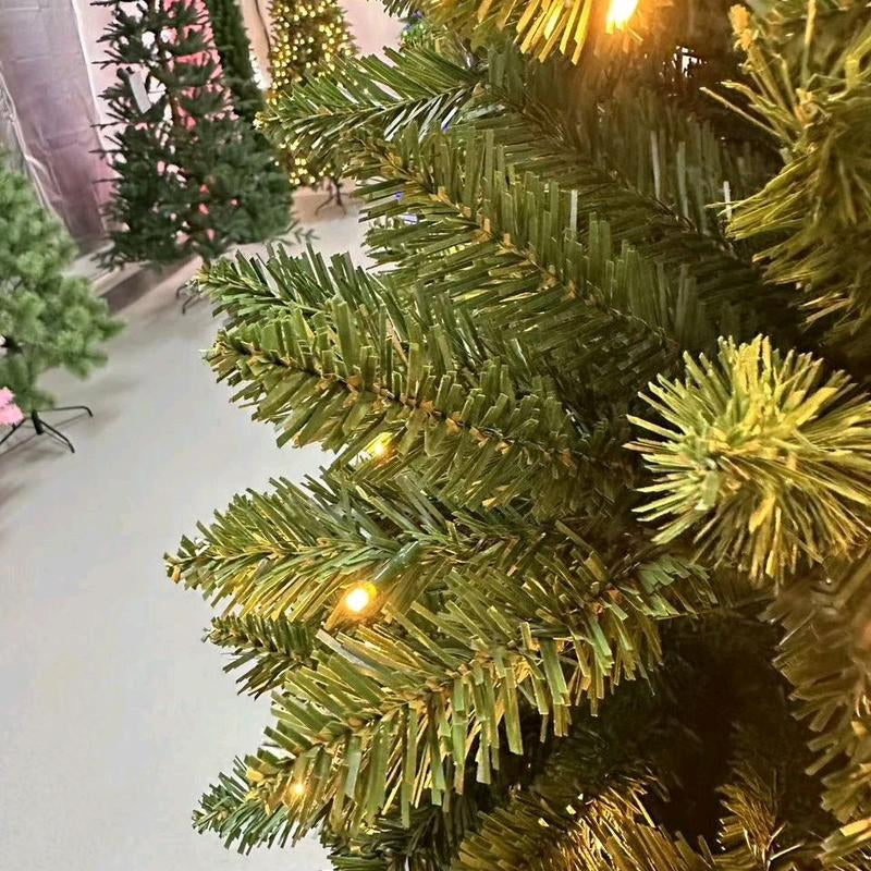 Stunning 7.5 Ft Pre-Lit Northern Spruce Artificial Christmas Tree with Dual Color LED Lights & Music Match Feature by National Tree Company