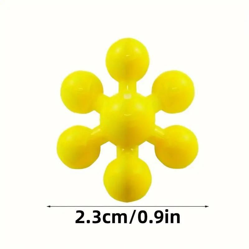 Vibrant 3D Snowflake Puzzle Building Blocks - Fun DIY Educational Toy for Creative Minds, Perfect Birthday Gift!