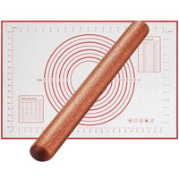 Ultimate Rolling Pin & Baking Mat Set – Adjustable Thickness Stainless Steel Dough Roller for Perfect Pastry, Pizza, Pie, Pasta & More!