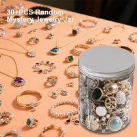 Enchanting Mystery Jewelry Box - Surprise Gift Set with Necklaces, Earrings & Rings for Women