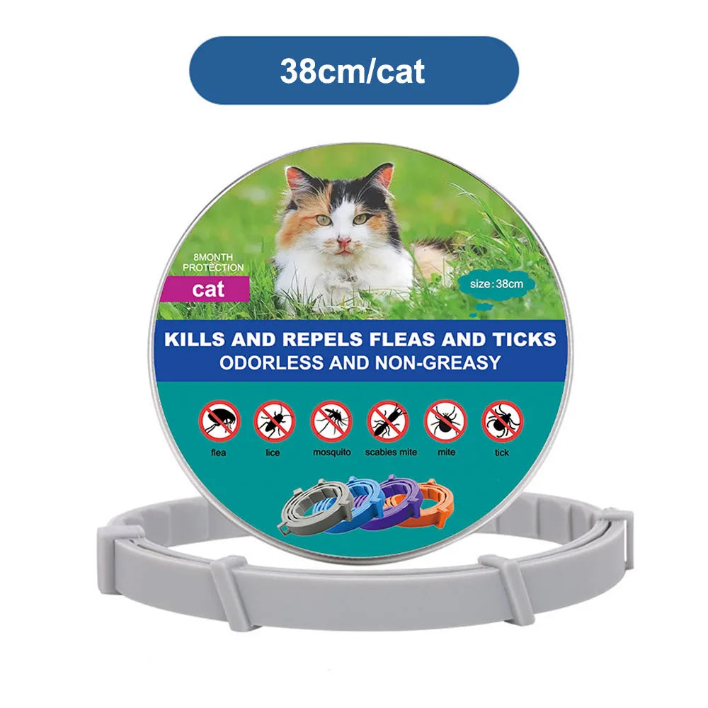 Revolutionary Anti-Flea and Tick Collar for Dogs and Cats – Effective, Vet-Approved Protection for All Sizes!