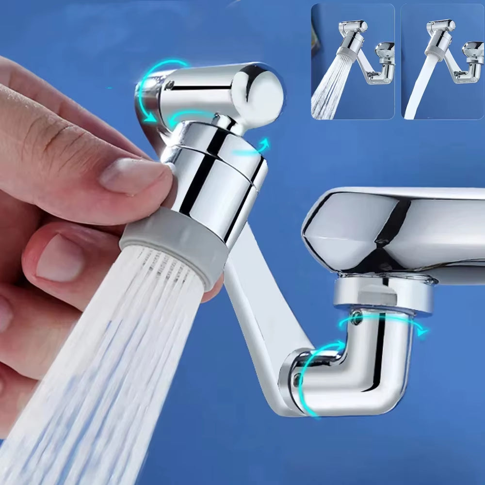 Revolutionary 1080° Rotating Heavy Metal Faucet Sprayer Head for Effortless Kitchen Cleaning and Splash Control