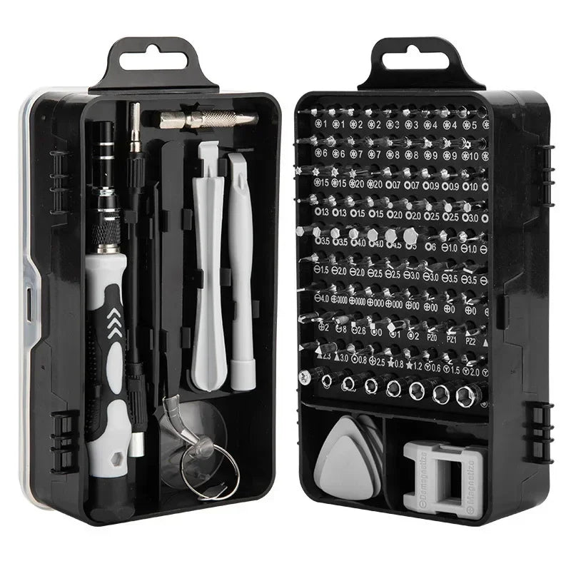 Ultimate 115-in-1 Precision Magnetic Screwdriver Set for Computer, Mobile Phone & Equipment Repair - Essential Hand Tool Kit
