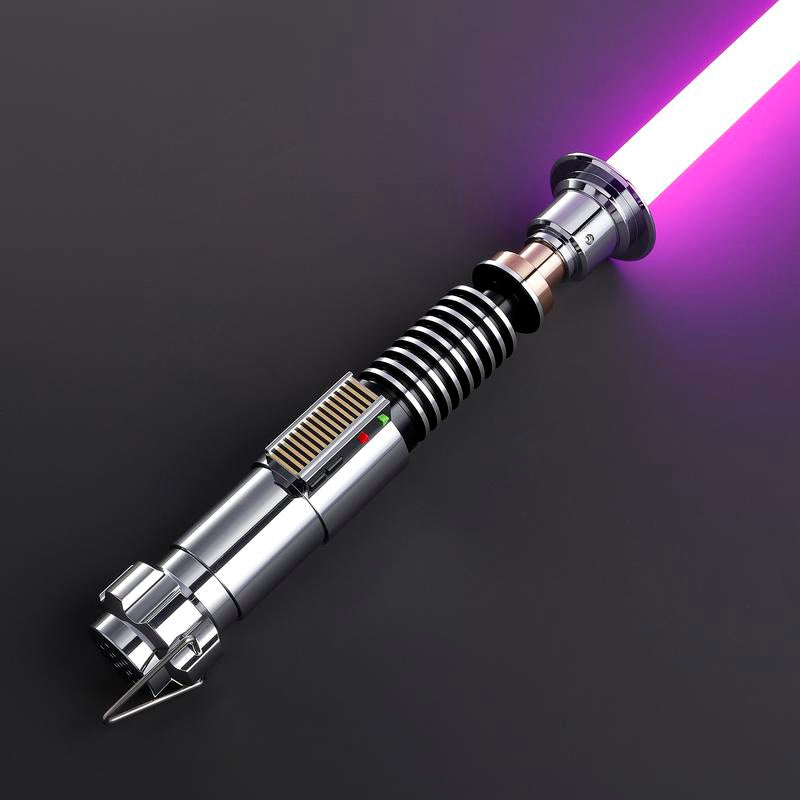Rechargeable Bluetooth Motion Control Duel Lightsaber with Sound Effects - Epic Luke Skywalker Orange Role Play Toy for Adults and Collectors