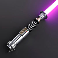 Rechargeable Bluetooth Motion Control Duel Lightsaber with Sound Effects - Epic Luke Skywalker Orange Role Play Toy for Adults and Collectors