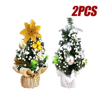 Adorable 3PCS Mini Christmas Tree Set - Perfect Desktop Decorations & Kids' Gifts for a Festive Window Display