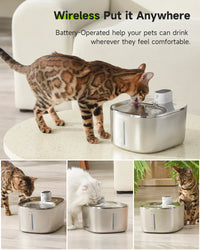 4L Wireless Auto Sensor Cat Water Fountain - Perfect Drinking Dispenser for Cats and Dogs