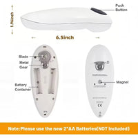 Electric & Manual Can Opener - Safe, High-Power Kitchen Gadget with No Sharp Edges