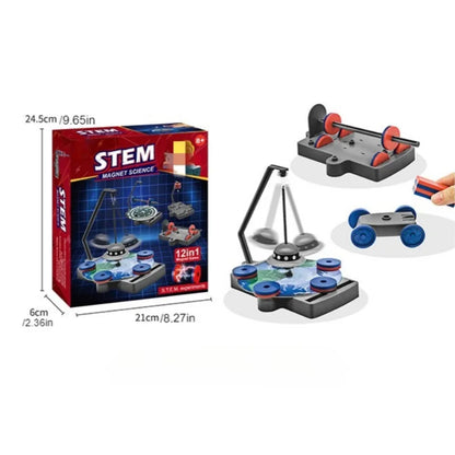  🧲 Magnetic Science Experiment Kit – 12-in-1 STEM Toy for Kids (Ages 8+)