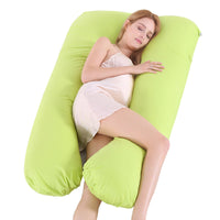 Ultimate U-Shape Maternity Pillow for Pregnant Women - Summer Sleeping Support with Cooling Ice Silk
