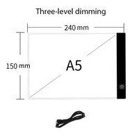Dimmable LED Drawing Pad - Adjustable Light Animation & Painting Notepad for Kids - Perfect Educational Gift!