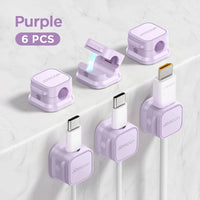 Adjustable Magnetic Cable Clips - Under Desk Wire Management Organizer