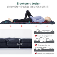 Ultralight Portable Camping Sleeping Pad - Inflatable Air Mattress for Outdoor Travel and Hiking