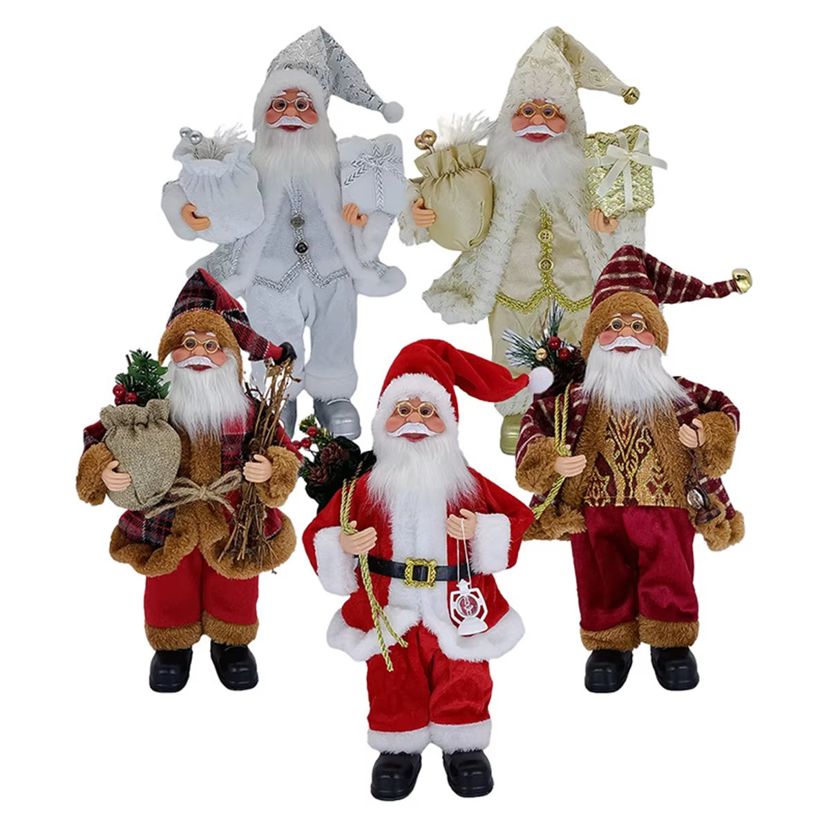 Charming Santa Claus Ornaments - Perfect Christmas Scene Decor & Thoughtful Gifts!