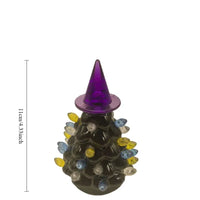 Illuminated Halloween Tree Centerpiece - Spooktacular LED Decor for Halloween and Christmas with Pumpkin Lights