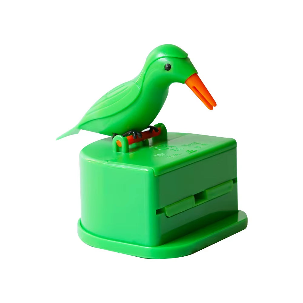Automatic Toothpick Dispenser - Stylish Small Bird Toothpick Container for Home & Kitchen Decor