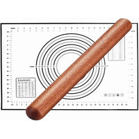 Ultimate Rolling Pin & Baking Mat Set – Adjustable Thickness Stainless Steel Dough Roller for Perfect Pastry, Pizza, Pie, Pasta & More!