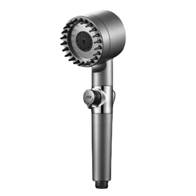 Revitalize Your Shower Experience: 3-Mode High-Pressure Rain Shower Head with Massage Brush Filter