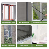Repair Your Screens Like New: Durable Gray Adhesive Fiberglass Mesh Tape for Windows & Doors