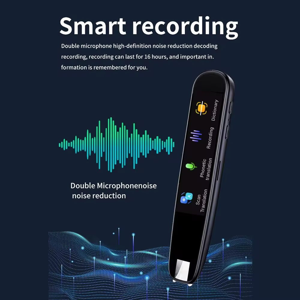 Smart Offline Translation Pen - 123 Languages Dictionary & Scanning Reader for Teachers and Students