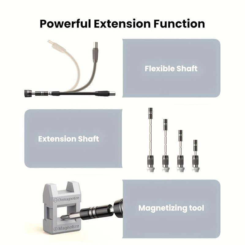 Ultimate 115-In-1 Precision Screwdriver Set - Mini Magnetic Repair Tool Kit for Phones, Laptops, Watches, and More - Perfect Gift for Tech Enthusiasts!